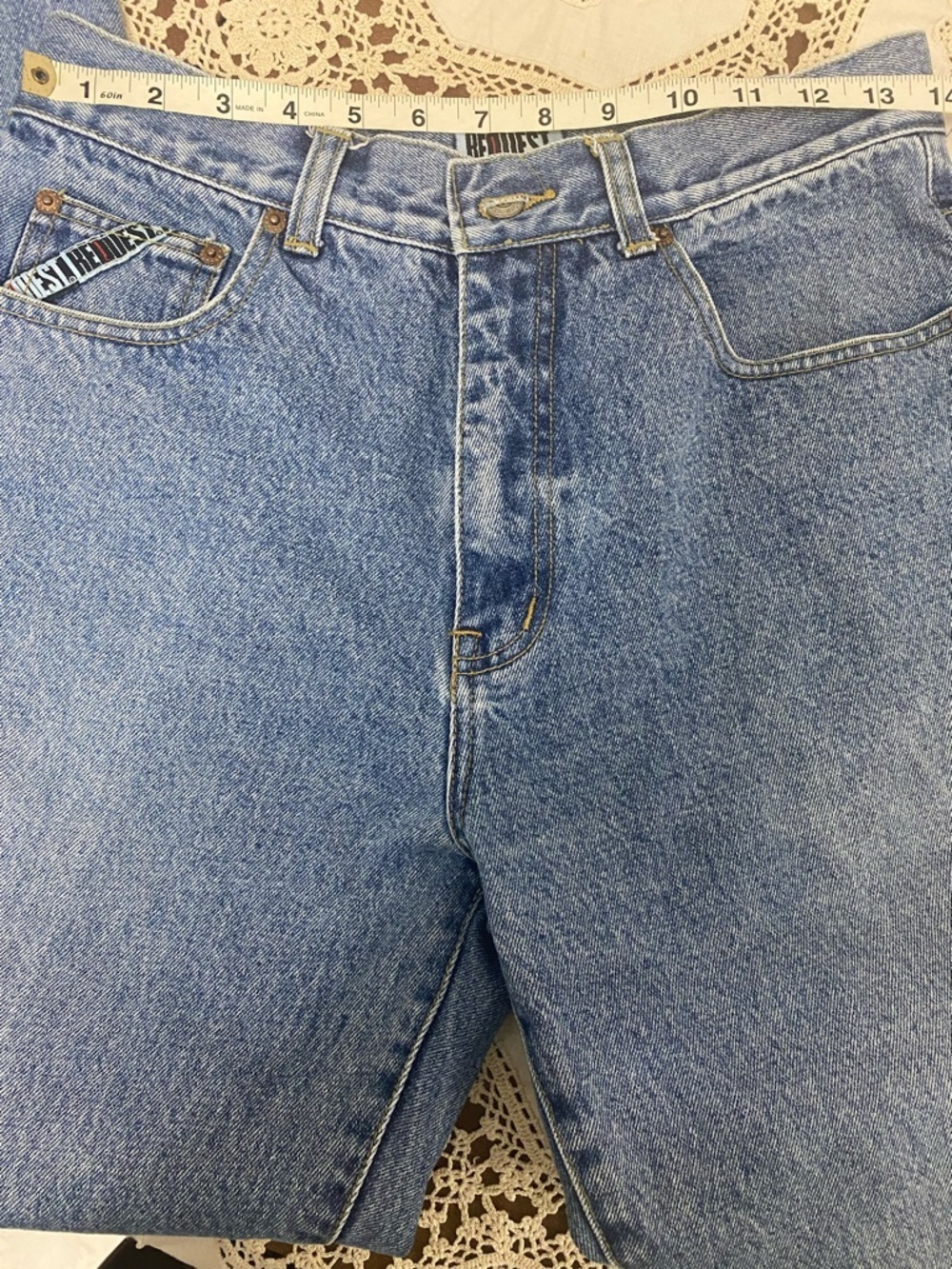 Vintage Request Jeans distressed women size 30 - Picture 5 of 6
